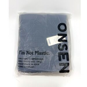 Onsen Supima Cotton Bath Sheet Towel Twilight Blue New w/ Tags Discontinued